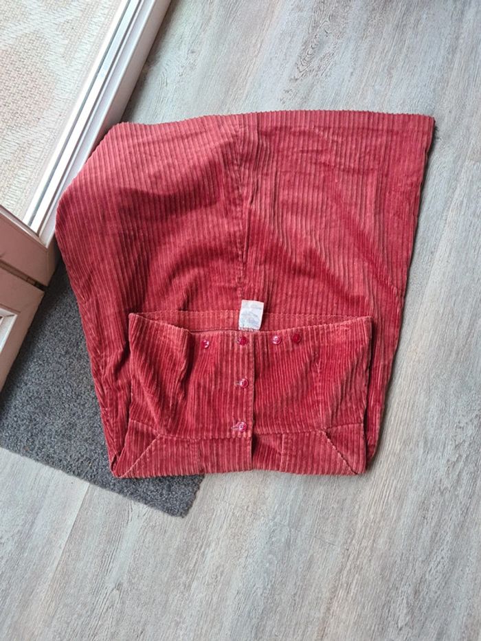 Jupe velours vintage - photo numéro 3