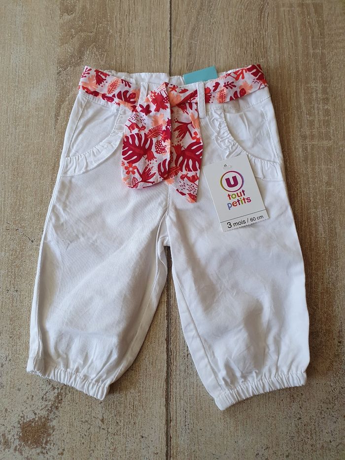 Pantalon U tout petits - 3 mois
