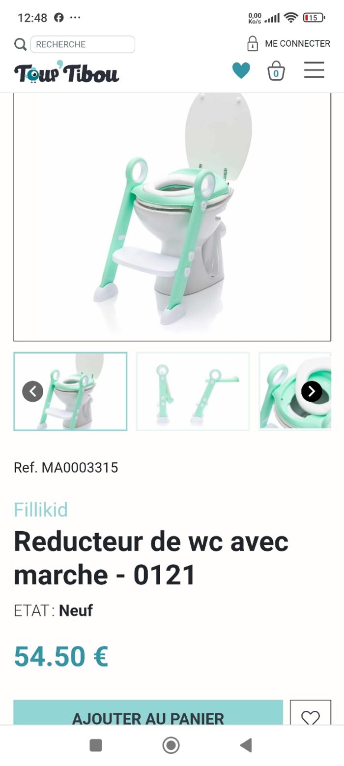 Rehausseur toilette avec marche pied neuf dans son emballage - photo numéro 3