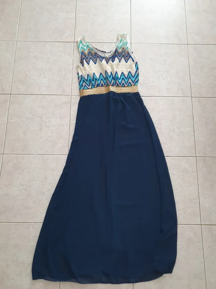 Robe longue crochet