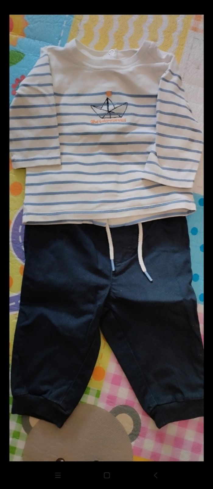 Ensemble bébé garçon 3 mois