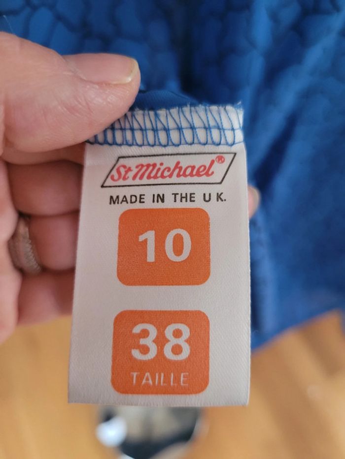 Blouse bleue - photo numéro 5