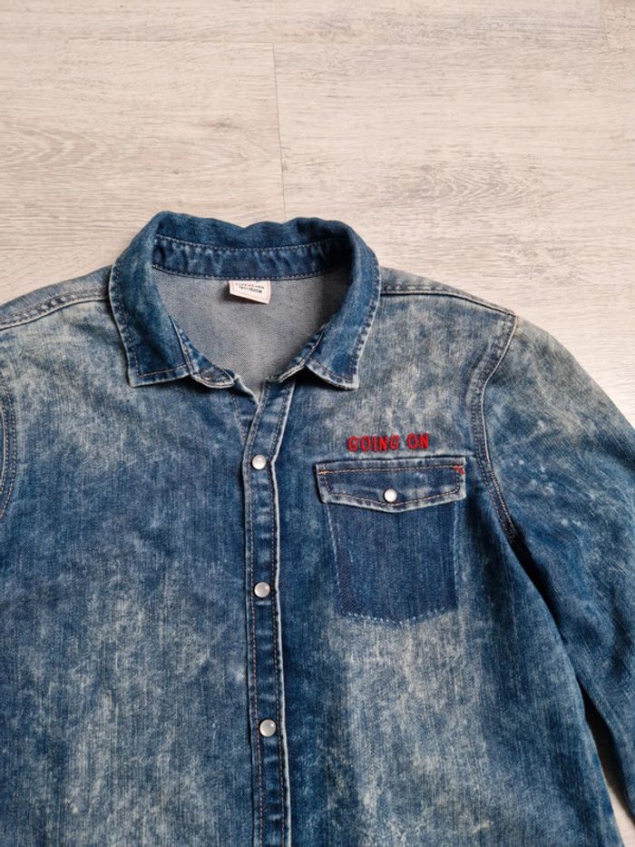 Chemise en jean délavé taille 12 ans Tape à l'œil - photo numéro 2