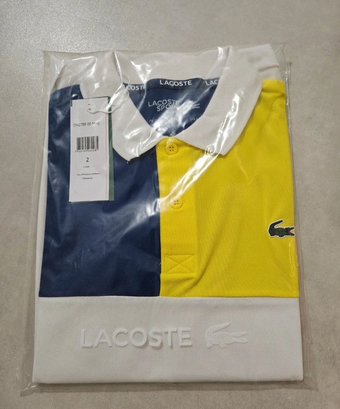 Polo Lacoste Sport Colorblock Achat occasion T-shirts (homme