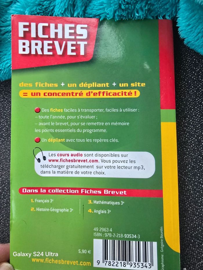 Fiches brevet Anglais #orianabllivre - photo numéro 2