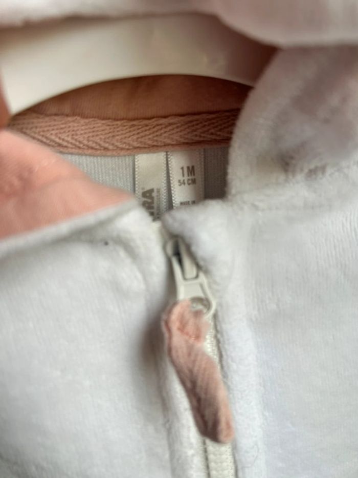 Gilet polaire , blanc orchestra,1 mois - photo numéro 3