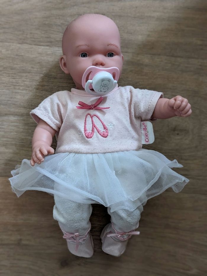 Poupon bébé sonore arias avec tétine - photo numéro 4