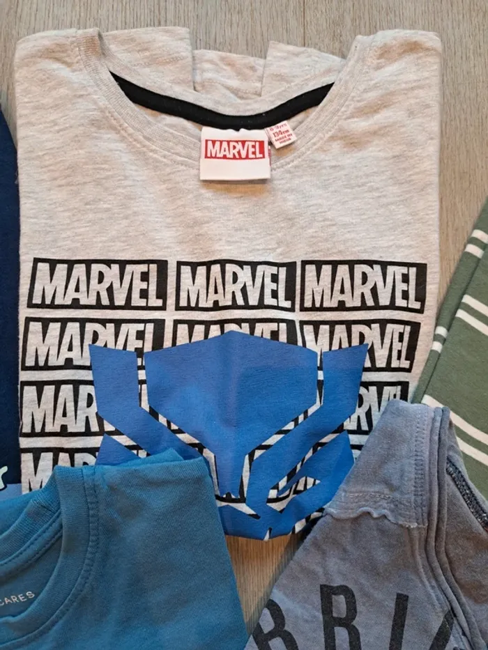 Lot 1 t shirt 7 -8 ans - photo numéro 3
