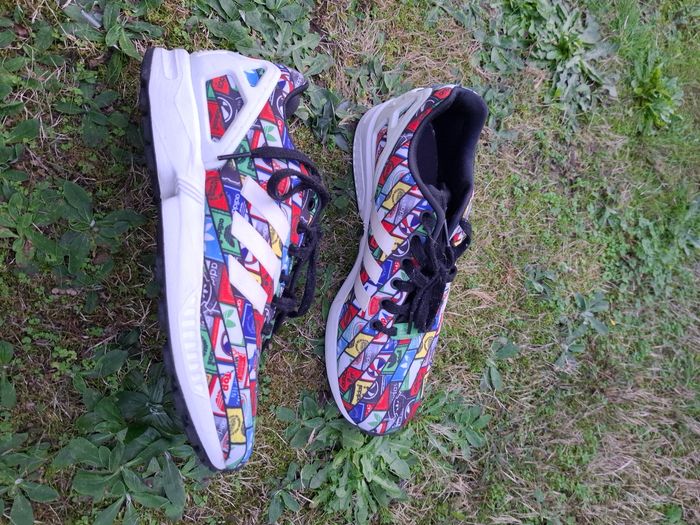 Baskets Adidas colorées Torsion  ZX PLUS - photo numéro 2