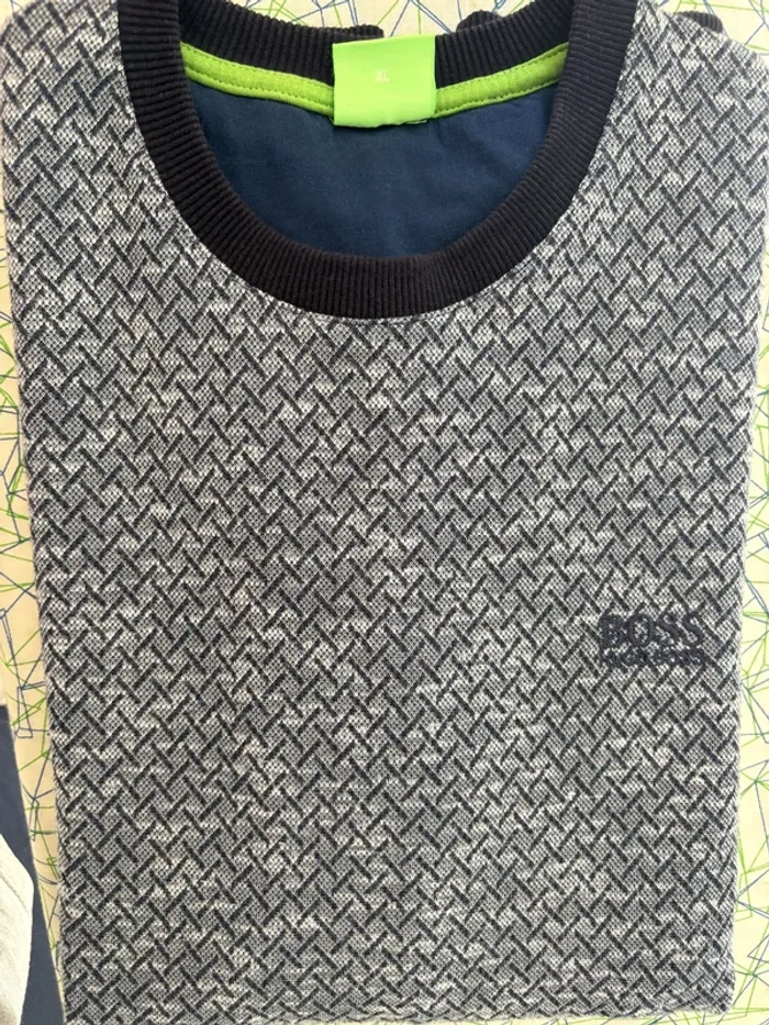 Pull col rond Hugo Boss L - photo numéro 5