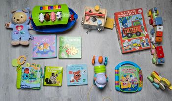 Lots jouets et livres premiers âges 