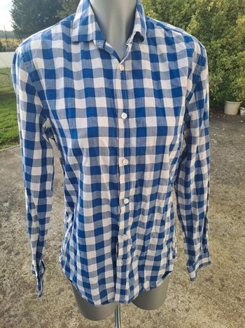Chemise à carreaux homme
