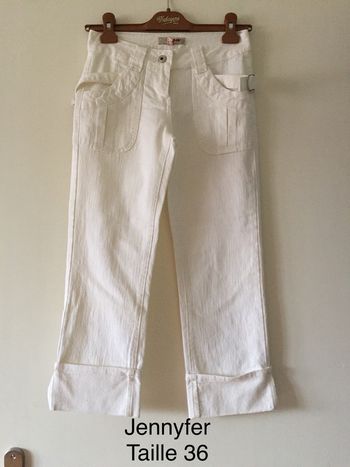 Pantacourt blanc Jennyfer Taille 36