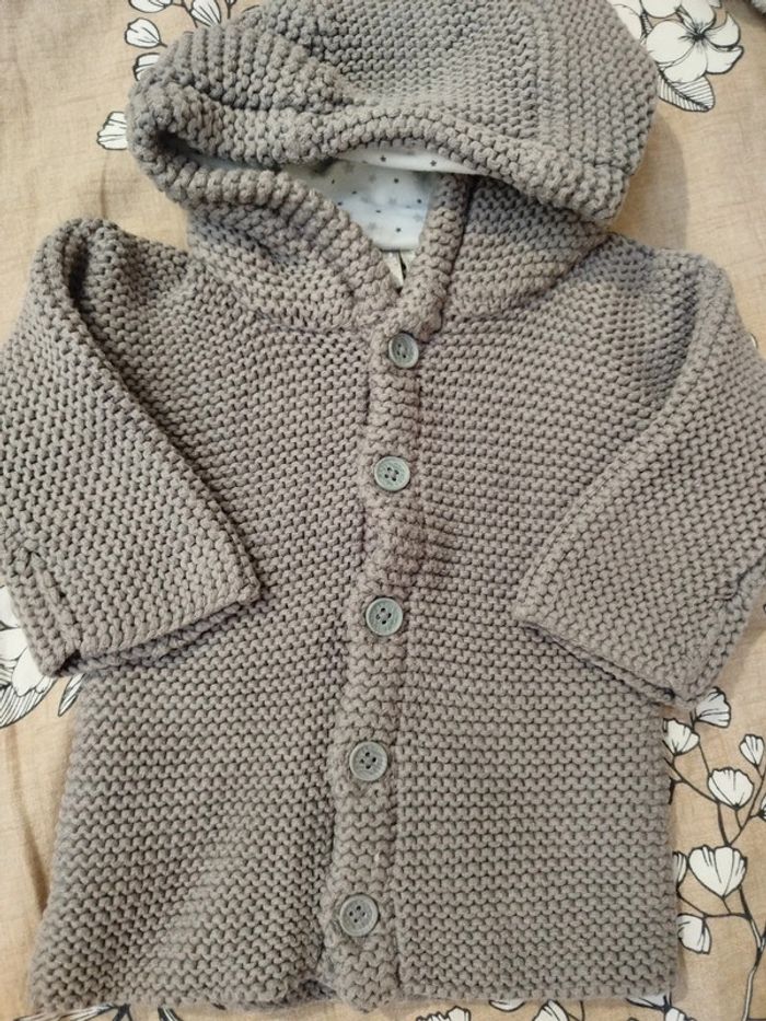 Gilet tricot boutons Orchestra 3 mois