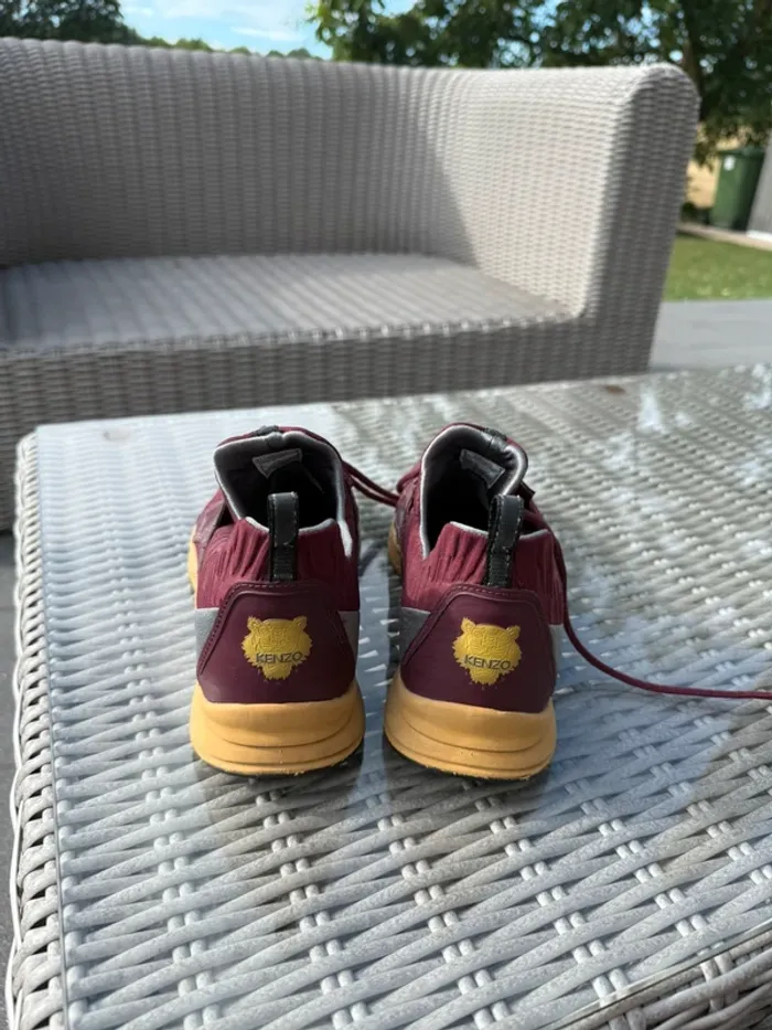 Basket Kenzo bordeaux - photo numéro 2
