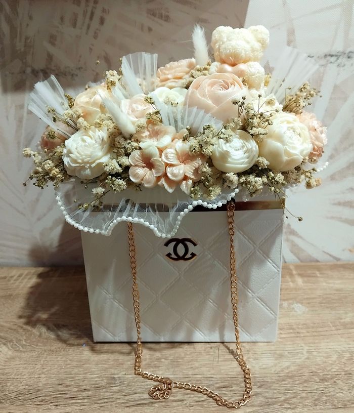 Bouquet en cire parfumée