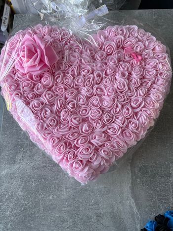 Cœur en fleurs éternelles 