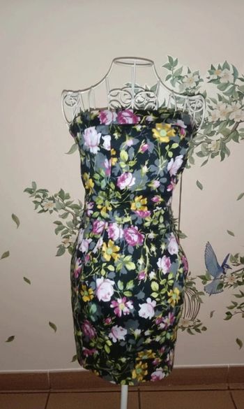 Robe bustier fleurie 