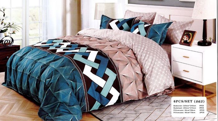 Draps de lit neuf à 45€ draps plat housse de couette plus 4 taies d’oreiller - photo numéro 4