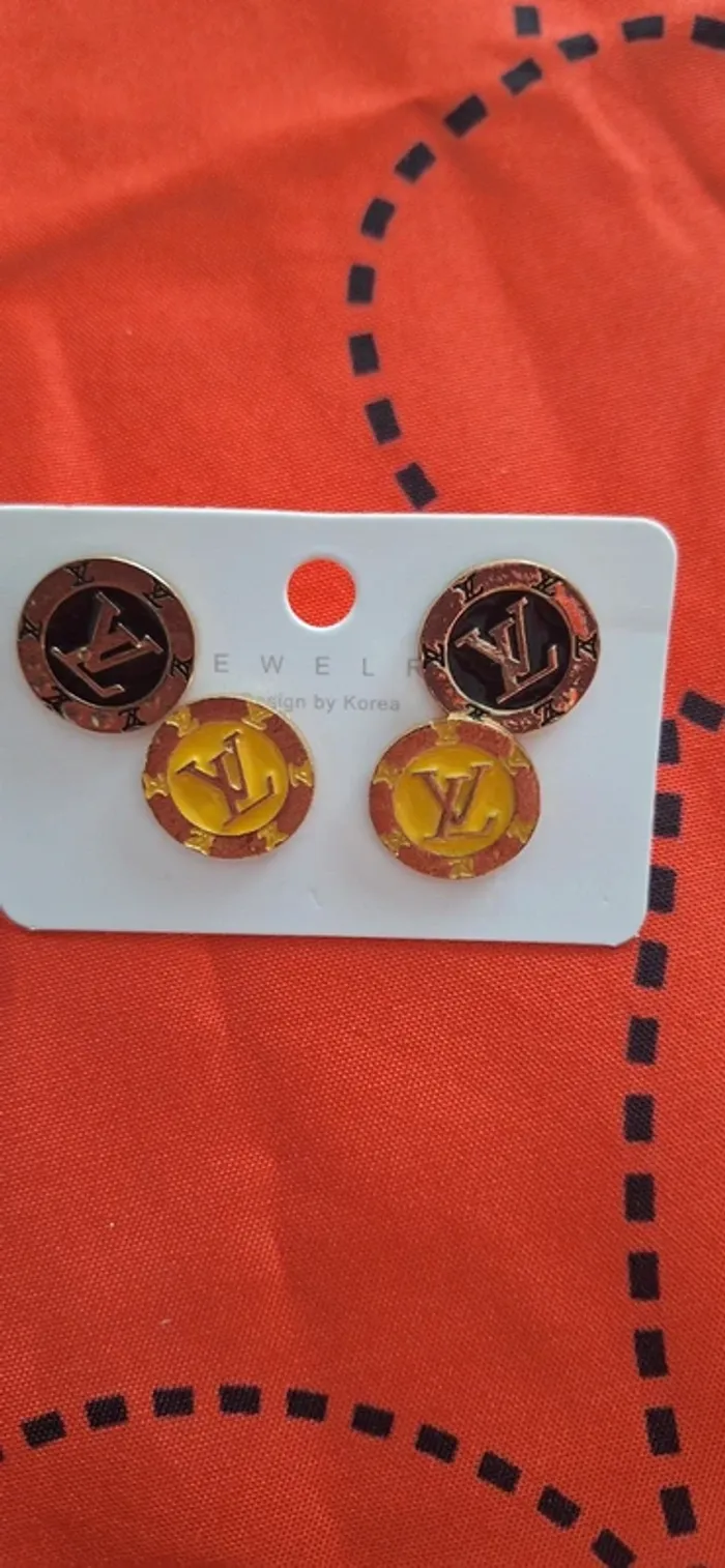 Lot de 4 paires de boucles d oreilles - photo numéro 3