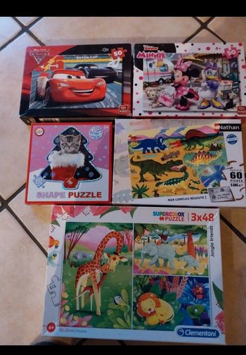 Lot puzzles enfants