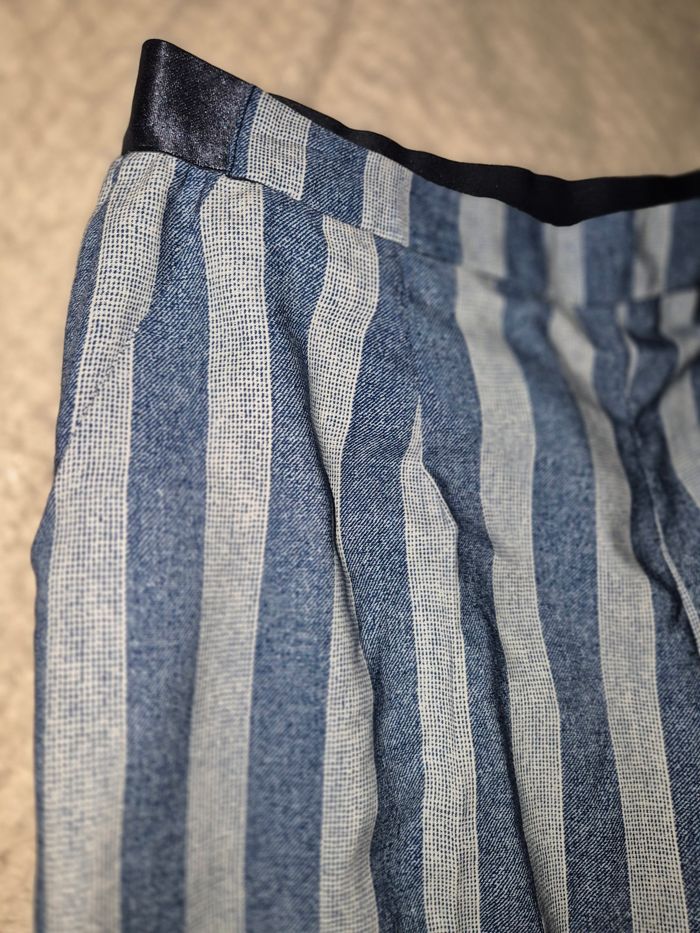 Pantalon fluide bleu - photo numéro 3