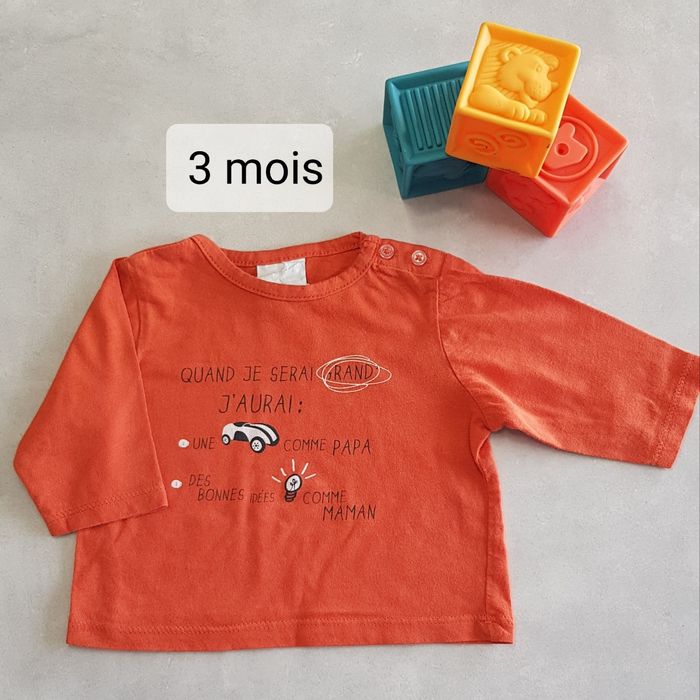 T-shirt 3 mois