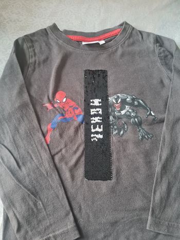 Tee-shirt spiderman marvel 4 ans