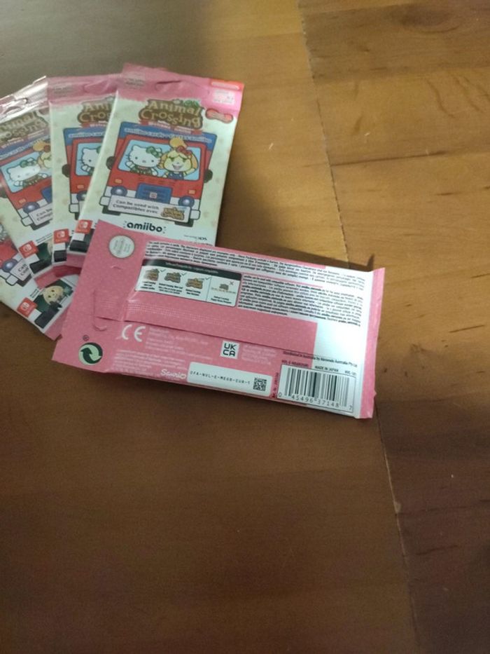 Lot de booster animal crossing amiibo neuf avec étiquette - photo numéro 2