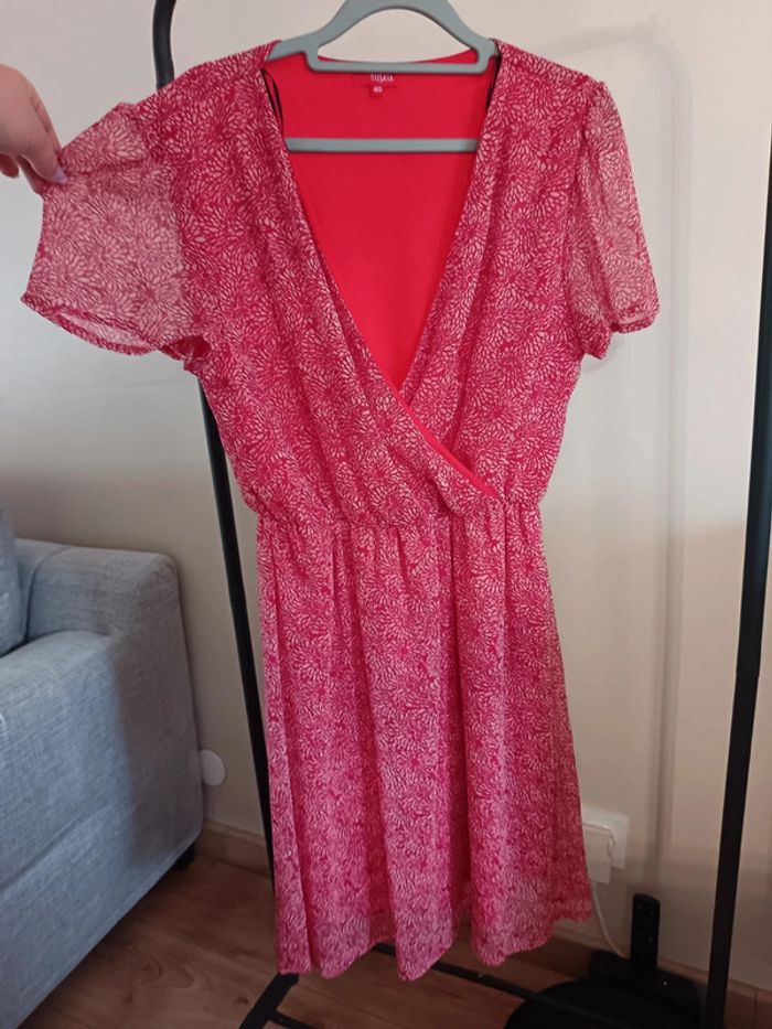 Robe fluide doublée 40 Tissaia