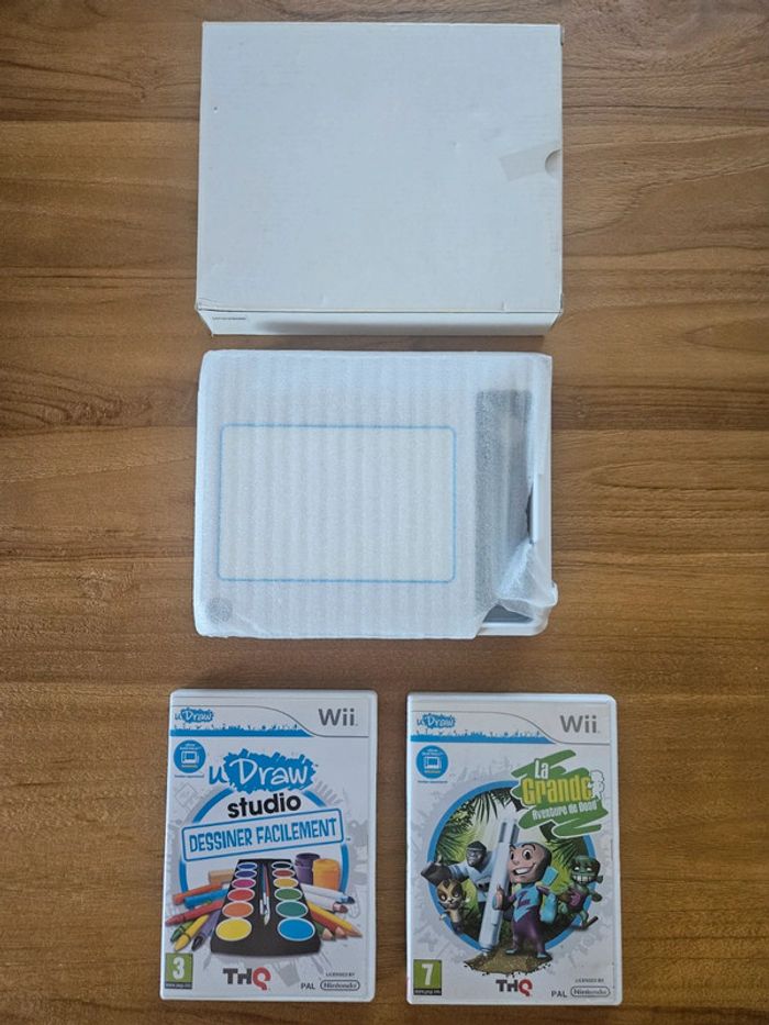 Nintendo Wii # Tablette U-Drawn + 2 Jeux # - photo numéro 2
