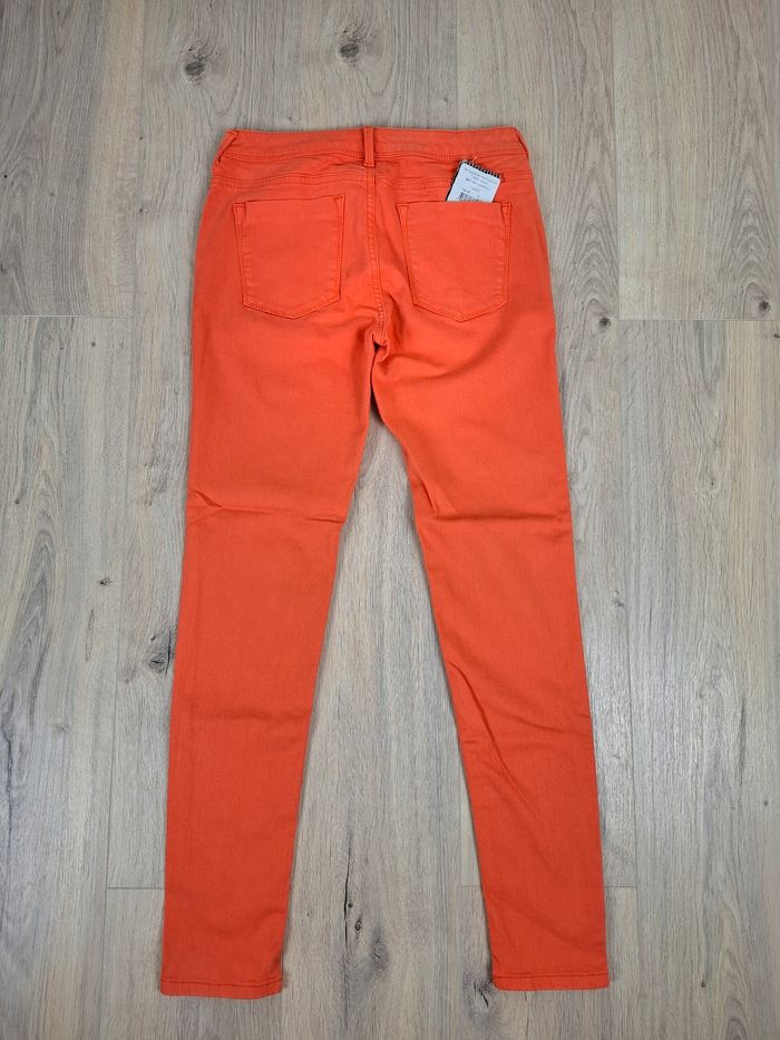 Jeans Teddy Smith orange femme taille 36 - photo numéro 2