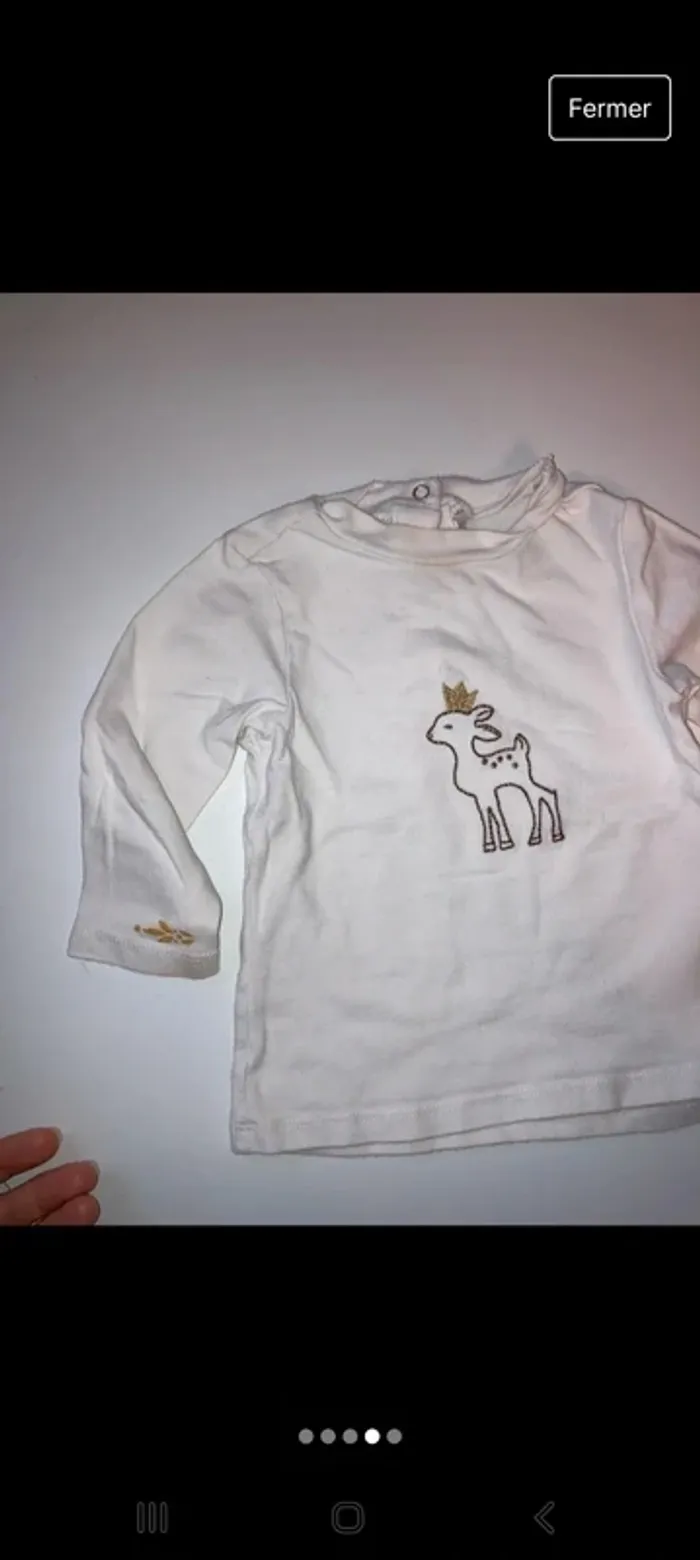 Ensemble robe tee shirt 12 mois orchestra - photo numéro 4