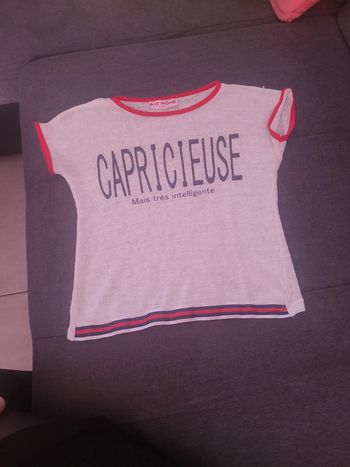 Haut manches courtes fille 8 ans