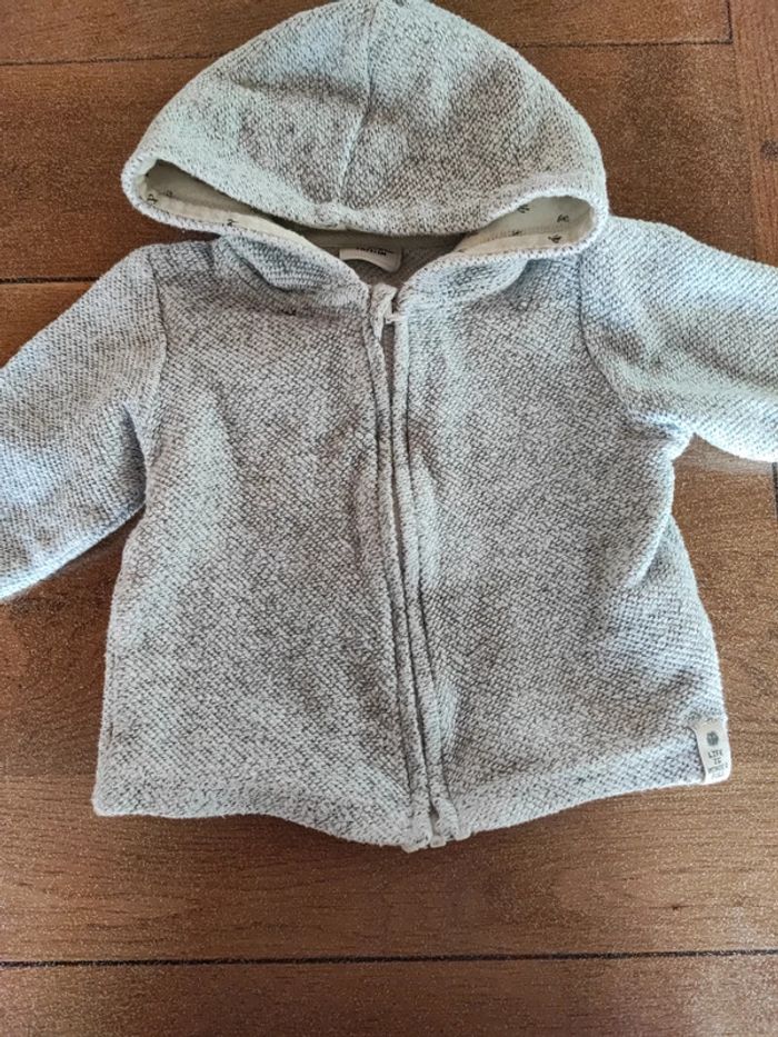 Gilet zippé 9 mois - photo numéro 2
