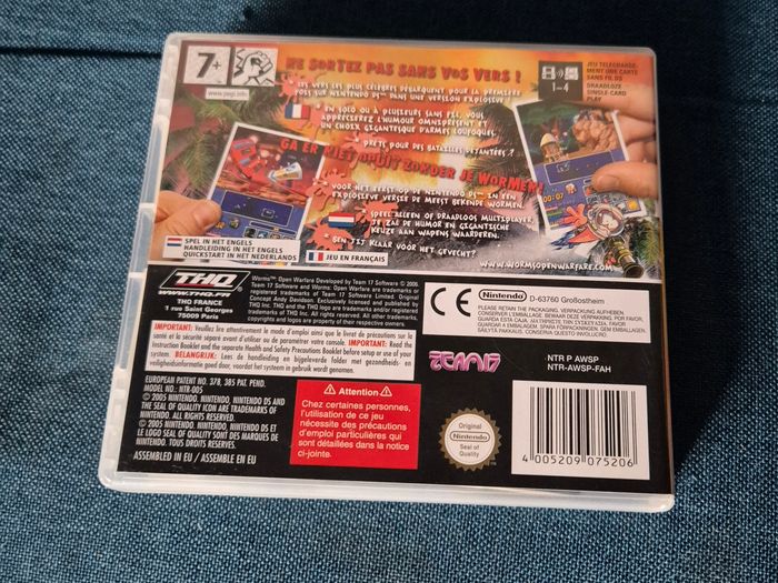 Worms Open Warfare – Nintendo DS (complet avec notice) - photo numéro 3
