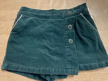 Jupe, short, velours fille, 10 ans