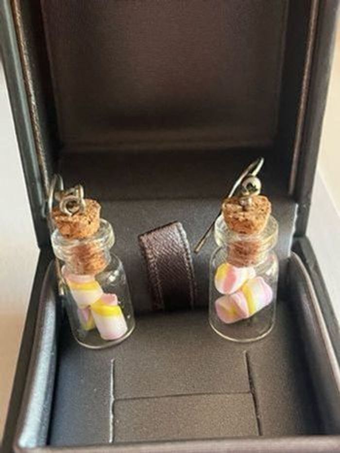 Boucles d’oreilles guimauves - photo numéro 2