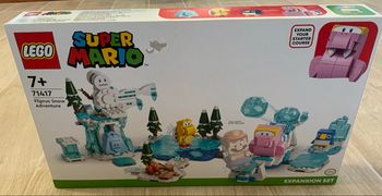LEGO Super Mario 71417 avec l’Ensemble d'extension L'aventure dans la neige de Morsinet