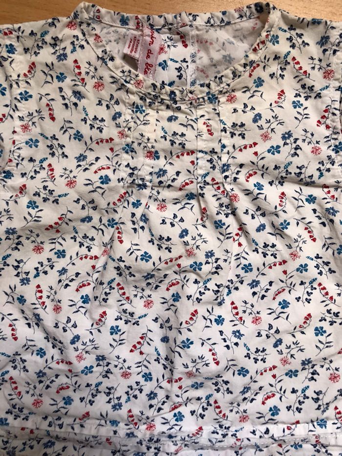 Joli haut/T-shirt MC T. 12 mois fille Grain De Blé TBE - photo numéro 3