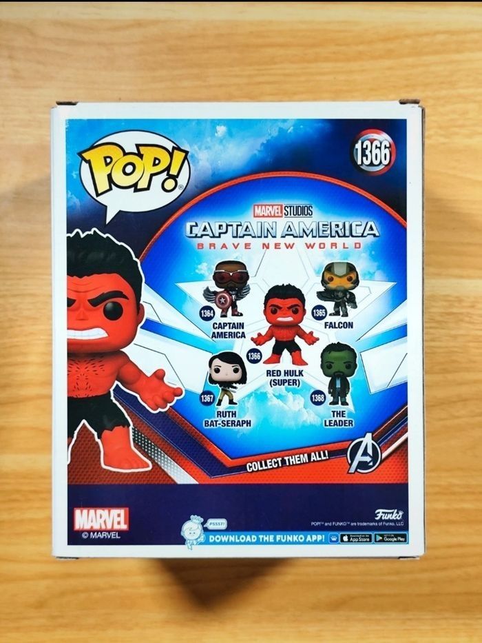 Lot 2 Funko Pop! Marvel : Red Hulk (Brave New World) - Éditions Spéciales - photo numéro 8