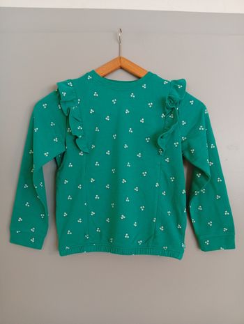 Sweat vert à motifs 8ans Okaïdi 