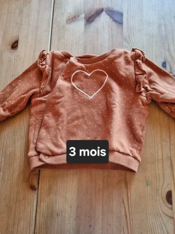 Sweat bébé  fille