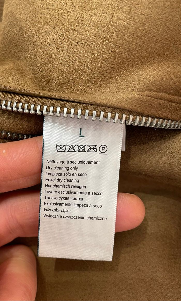 Veste Simili Daim Marron à l’aspect Velouté Homme Taille L/40 Jules - photo numéro 8
