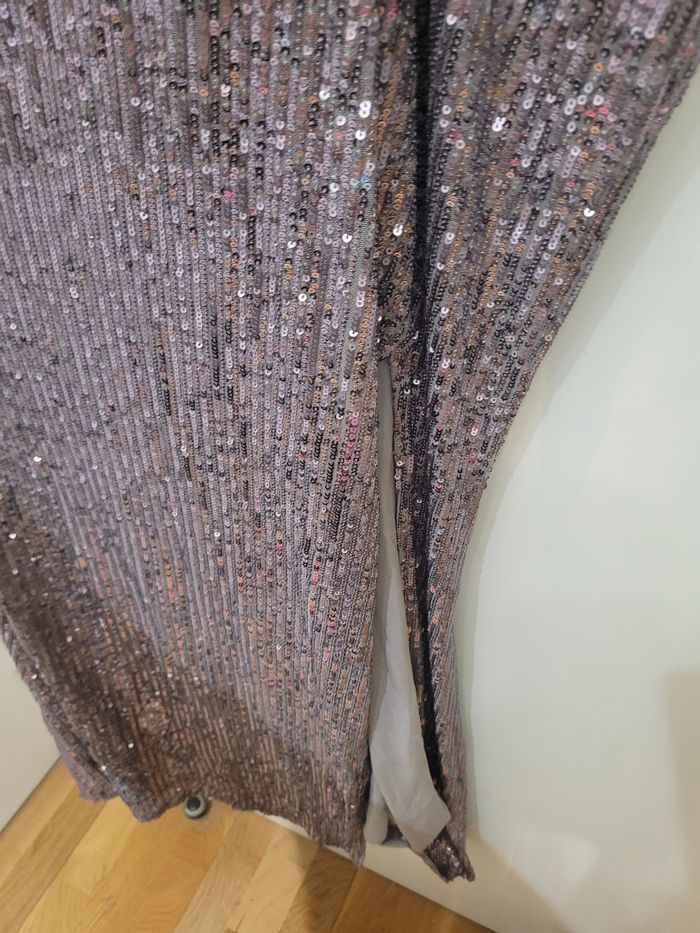 Robe de soirée argentée XXL - photo numéro 5