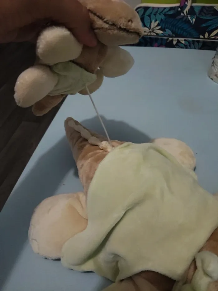 Doudou musical crocodile avec son bébé - photo numéro 5
