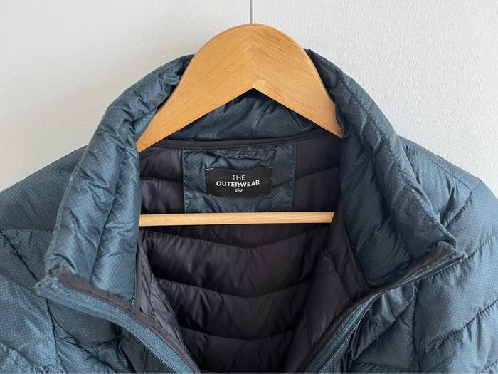 Doudoune mi saison vert foncé femme taille 38 neuve - photo numéro 3