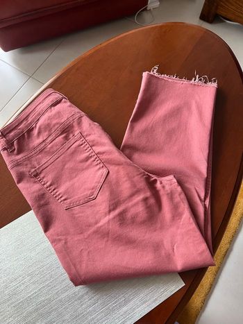 Jean vieux rose