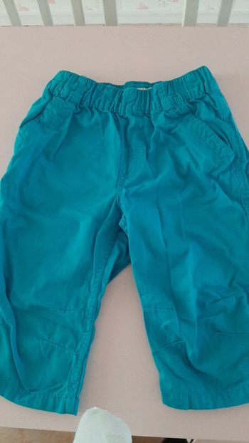 Bermuda garçon turquoise 10 ans