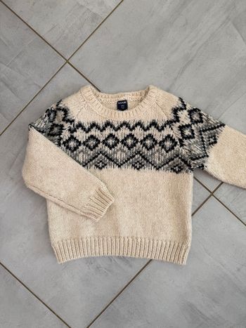 Pull d’hiver en simili laine chaud - Taille 24 mois